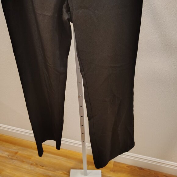Modern Essentials Black Dress Pants Juniors Size 11 Polyester Spandex - Picture 4 of 11